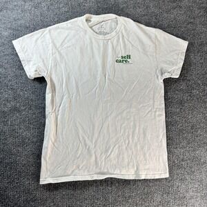 Mac Miller Shirt Mens Medium White Self Care Swimming Graphic Tee Music Merch